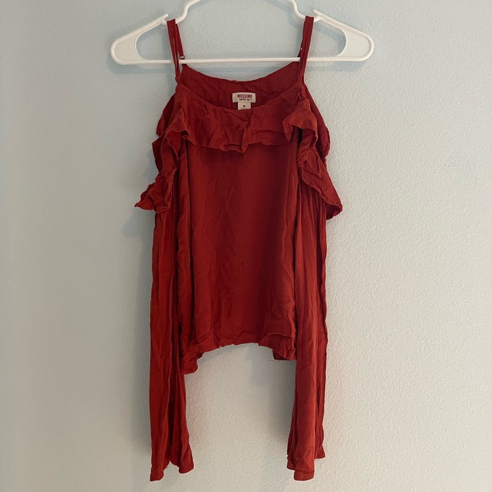 Off the Shoulder Flowy Blouse
